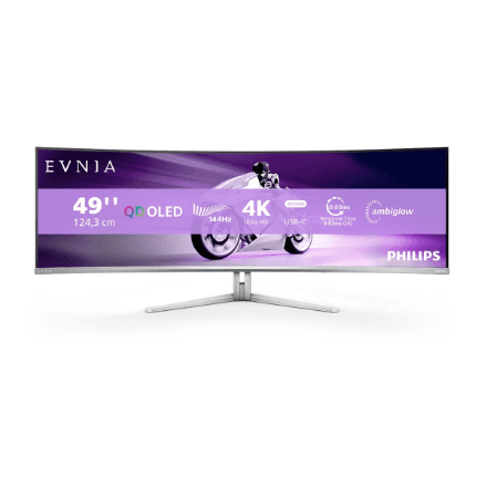 Philips | 49M2C8900L/00 | 49 " | OLED | 32:9 | 144 Hz | 0.03 ms | 5120 x 1440 pixels | HDMI ports quantity 2 | Warranty 24 month(s)