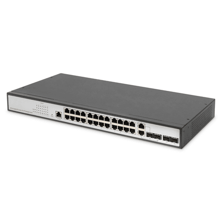Digitus | 24-Port Gigabit Switch | DN-80221-3 | Managed L2 | Desktop/Wall-mountable