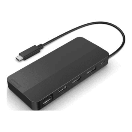 Lenovo | USB-C Dual Display Travel Dock w/o Adapter | 40B90000WW | Ethernet LAN (RJ-45) ports 1 | USB 3.0 (3.1 Gen 1) ports quantity 1 x USB-A 10 Gbps, 2 x USB-C 10 Gbps | HDMI ports quantity 1 | 65 W | Warranty 36 mo...