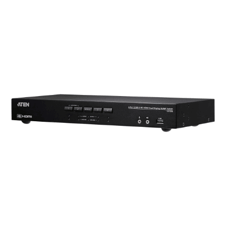 Aten | 4-Port USB 3.0 4K HDMI Dual Display KVMP Switch | CS1844