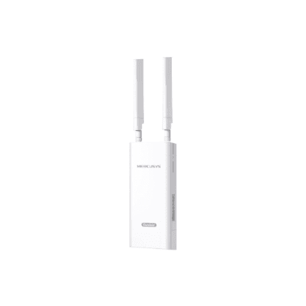 Mercusys | MB118-4G | 300 Mbps Wireless 4G LTE Outdoor/Indoor Router | 802.11b | Ethernet LAN (RJ-45) ports 1 | Mesh Support No | 4G | MU-MiMO No | Antenna type Internal