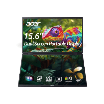 Acer | PD163QBMIUUX PD3 Series | 16 " | IPS | 16:9 | 60 Hz | 8 ms | 1920 x 1080 pixels | 250 cd/m² | HDMI ports quantity 1 | Black