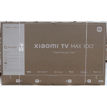 SALE OUT. Xiaomi TV Max 2025 100" (3840 × 2160) | Xiaomi | TV | Max 2025 | 100 | Smart TV | Google TV | UHD | Grey | DAMAGED PACKAGING