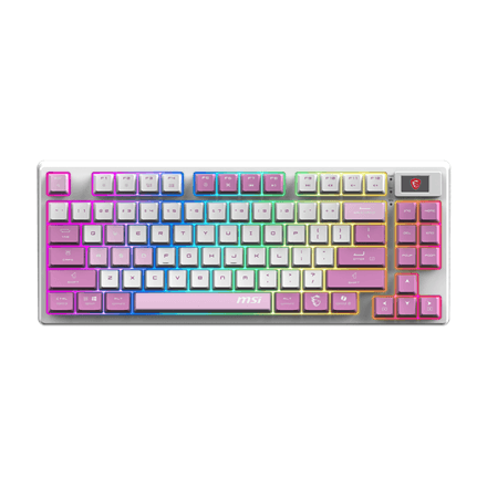 MSI FORGE GK600 TKL WIRELESS VIOLET | Gaming keyboard | Wireless | US | Mechanical Linear