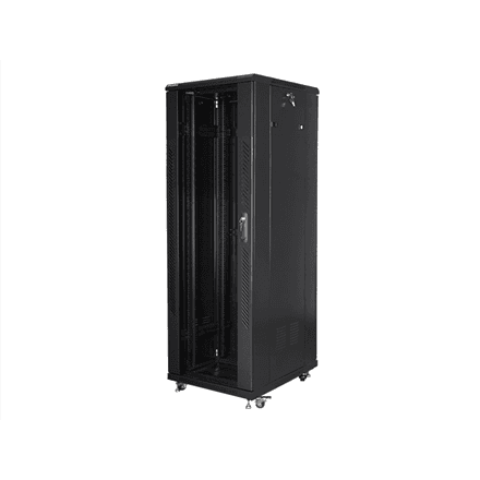 Lanberg | Rack cabinet 19" free-standing 37U/600x800 (flat pack) | FF01-6837-12B | Black