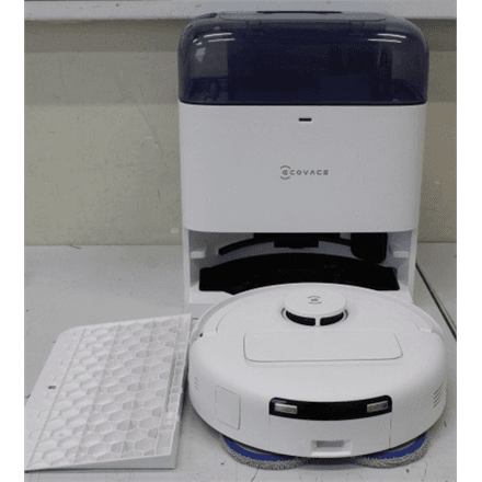 SALE OUT. Ecovacs DEEBOT mini Vacuum cleaner, Robot, Wet&Dry, ZeroTangle Technology, Agile Navigation, White/Blue + Auto-empty station | Ecovacs Robotic Vacuum Cleaner | DEEBOT mini BLUE | Wet&Dry | Li-ion | 3200 mAh...