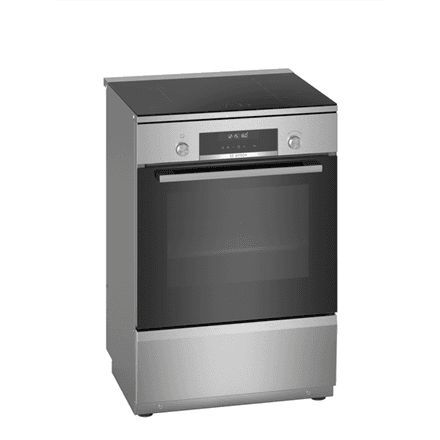 Bosch | Cooker | HLS79W351U Series 6 | Hob type Induction | Oven type Electric | Stainless Steel | Width 60 cm | Grilling | LCD | Depth 60 cm | 63 L