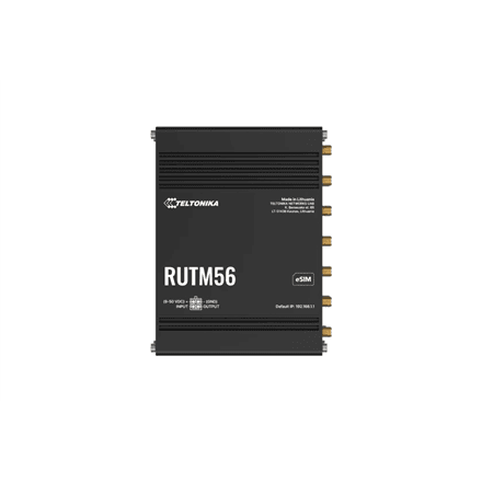 Teltonika | Dual Modem Router | RUTM56 | 802.11ac | 10/100/1000 Mbit/s | Ethernet LAN (RJ-45) ports 4 | Mesh Support Yes | MU-MiMO Yes | No mobile broadband