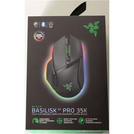 SALE OUT. Razer Basilisk V3 Pro 35K Gaming Mouse, Wireless, Black | Razer Gaming Mouse | Basilisk V3 Pro 35K | Optical mouse | Wireless | Black | Yes | DEMO