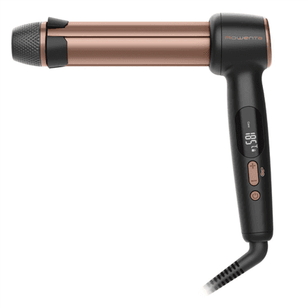 Rowenta CF4620E0 | Twist Curl Curling Iron | Ceramic heating system | Ion conditioning | Barrel diameter 27, 32. 38 mm | Temperature (min) 150 °C | Temperature (max) 210 °C | Number of heating levels 4 | Display LCD |...
