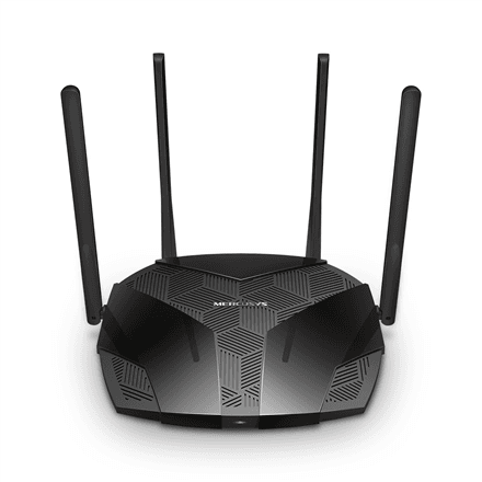 Mercusys | Dual-Band Wi-Fi 6 Router | MR80X AX3000 | 802.11ax | 2402+574 Mbit/s | Ethernet LAN (RJ-45) ports 3xGigabit LAN | Mesh Support Yes | MU-MiMO Yes | No mobile broadband | Antenna type External