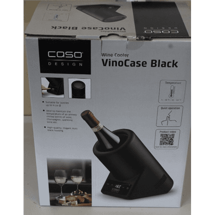 SALE OUT. Caso | Wine Cooler | VinoCase | Black | USED, SCRATCHES