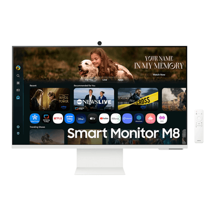 Samsung | LS32FM801UUXDU | 32 " | VA | 16:9 | 60 Hz | 4 ms | 3840 x 2160 pixels | 400 cd/m² | HDMI ports quantity 1 | White