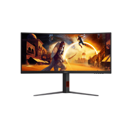 AOC | CU34G4 | 34 " | Fast VA | UWQHD | 21:9 | 180 Hz | 1 ms | 3440 x 1440 pixels | 300 cd/m² | HDMI ports quantity 2 | Black