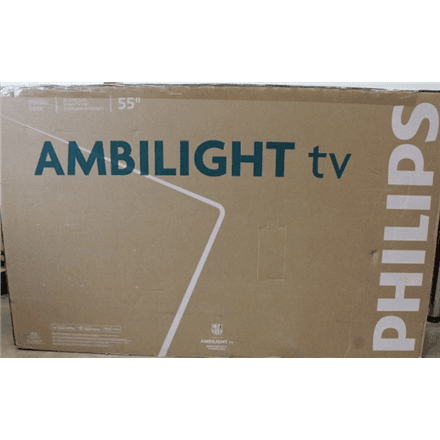 SALE OUT. Philips 55PUS8010/12 55" (139cm) LED 4K Ambilight TV | Philips 55PUS8010/12 | 55 | Smart TV | TITAN OS | UHD | Black | DAMAGED PACKAGING