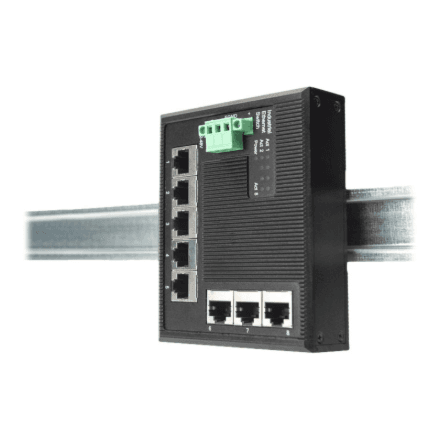 DIGITUS Industrial Gigabit Ethernet Flat Switch | Digitus