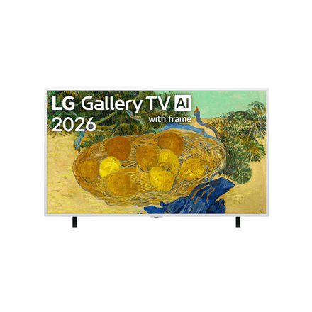 LG QNED 4K AI Gallery TV | 65LX7B6LA | 65 | Smart TV | webOS | UHD | Snow White