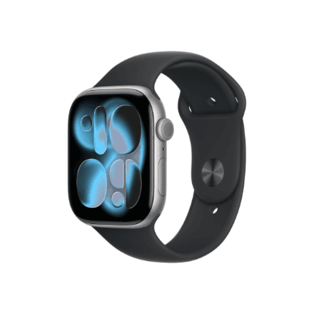 Apple Watch Series 11 GPS | Smart watch | GPS (satellite) | Always-On Retina | Waterproof | Space Grey