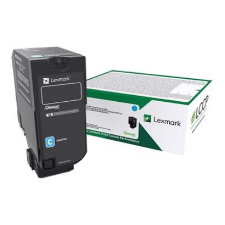 Lexmark CS725 Cyan Return Programme 12K Toner Cartridge | Lexmark 74C2HC0 | CS725 12K Toner Cartridge | Toner cartridge | Cyan