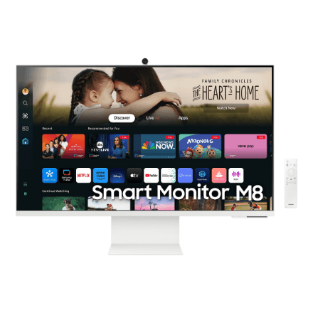 Samsung | LS32DM801UUXDU | 32 " | VA | 16:9 | 60 Hz | 4 ms | 3840 x 2160 pixels | 400 cd/m² | HDMI ports quantity 1 | White