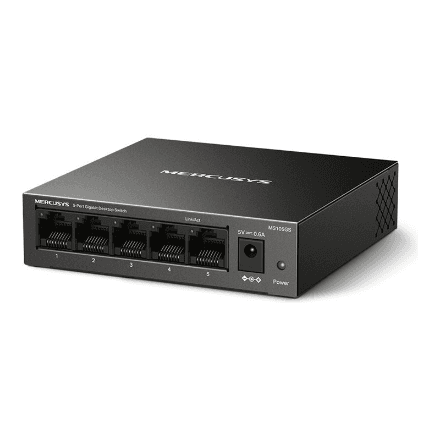 Mercusys | 5-Port Gigabit Desktop Switch | MS105GS | Unmanaged | Desktop | Gigabit Ethernet (copper) ports quantity 5