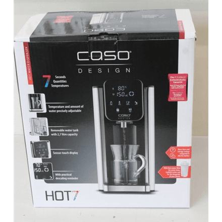 SALE OUT. Caso 01875 HOT 7 Turbo Hot water dispenser, Capacity 2.7 L, Black/Stainless Steel | SALE OUT. Caso Turbo Hot Water Dispenser | Hot7 | Water Dispenser | 2200 W | 2.7 L | Plastic/Stainless Steel | Black/Stainl...