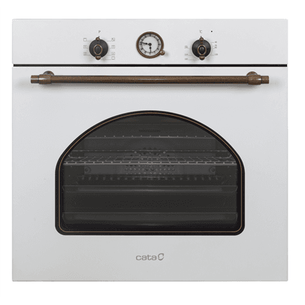 CATA | Oven | MRA 7108 WH | 60 L | Multifunctional | Manual | Knobs | Convection | Height 59.5 cm | Width 59.5 cm | White Glass