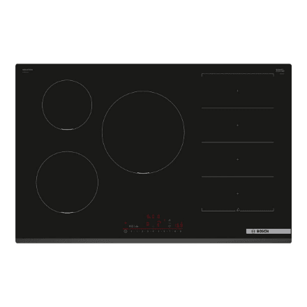 Bosch | Hob | PXV831HC1E | Induction | Number of burners/cooking zones 5 | Touch | Timer | Black