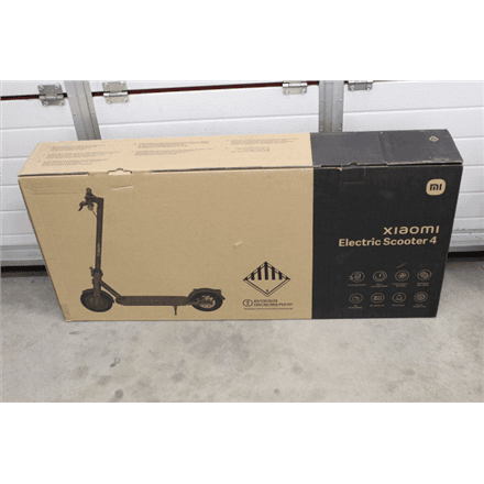 SALE OUT. Xiaomi Electric Scooter 4 EU | Xiaomi Electric Scooter 4 EU | 300 W | 25 km/h | 10 " | 6 month(s) | Black | DEMO, SCRATCHED, MISSING SCREWS