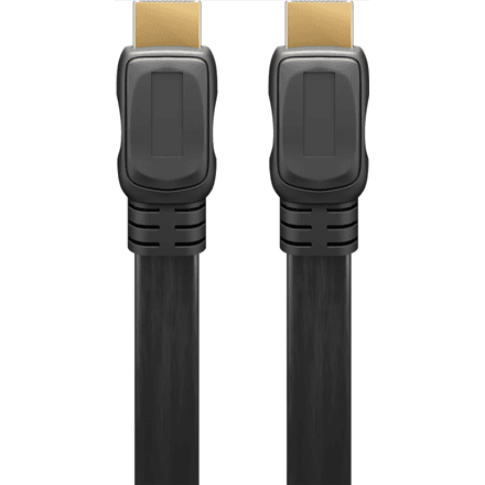 Goobay | High Speed HDMI Flat Cable with Ethernet | 61279 | HDMI male (type A) | HDMI (type A) | HDMI to HDMI | 2 m