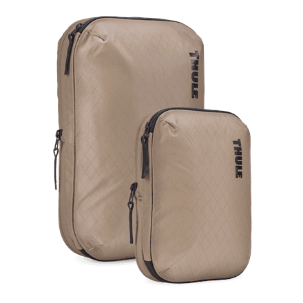 Thule | Compression Cube Set, Small/Medium | Packing Cube | Gentle Beige