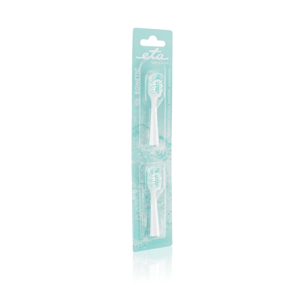 ETA | Toothbrush replacement for ETA0709 | Heads | For adults | Number of brush heads included 2 | Number of teeth brushing modes Does not apply | White