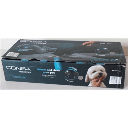 SALE OUT. | Cecotec Vacuum Cleaner | Conga Rockstar Micro+ Animal | Cordless operating | Handheld | 200 W | 16.8 V | Operating time (max) 40 min | Black | Warranty 24 month(s) | DAMAGED PACKAGING, USED, DIRTY AND SCRA...