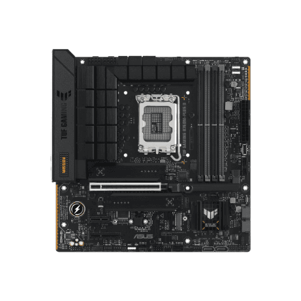 Asus | Processor family Intel B760 | Processor socket 1 x LGA1700 Socket | 4 DIMM slots - DDR5, non-ECC, on-die ECC, unbuffered | Supported hard disk drive interfaces SATA-600 (RAID), 3 x M.2 | Number of SATA connecto...