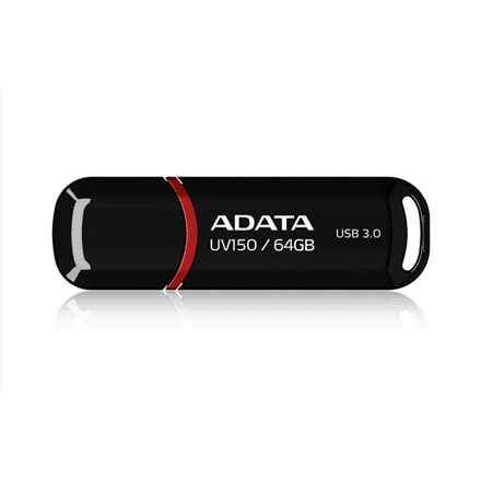 ADATA | UV150 | 64 GB | USB Type-A | Black