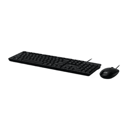 Acer AAK400 | Keyboard and Mouse Set | Wired | US | Black | Retail Pack