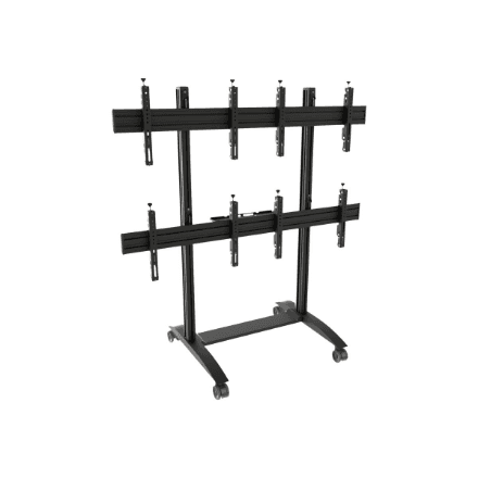 EDBAK VWTA2247-L Video Wall Trolley, modular 2x2, for 42-49" screens, landscape | EDBAK