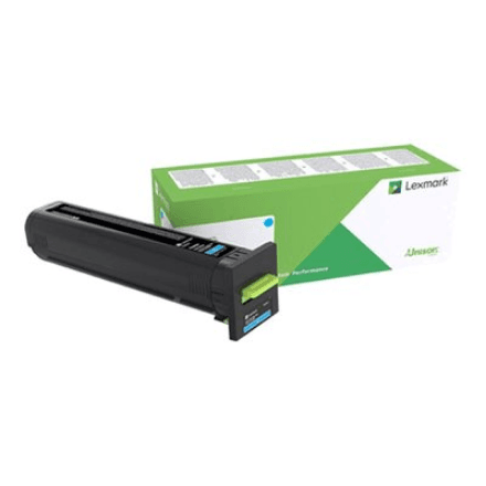 Lexmark CX825,860 Cyn Corp 22K Cartridge | Lexmark 82K2XCE | Lexmark - Extra High Yield - cyan - original - toner cartridge - LCCP, Lexmark Corporate | Toner cartridge | Cyan