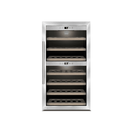 Caso | Wine cooler | WineComfort 660 Smart | Energy efficiency class G | Free standing | Bottles capacity 66 | Stainless steel/Black