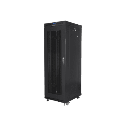 Lanberg | Rack cabinet 19" free-standing 37U/600x800 (flat pack) with mesh door, LCD | FF01-6837-23BL | Black