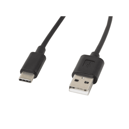 Lanberg | USB Type-A to USB Type-C 2.0 Cable, 1.8 m | CA-USBO-10CC-0018-BK | USB Type-A to USB Type-C