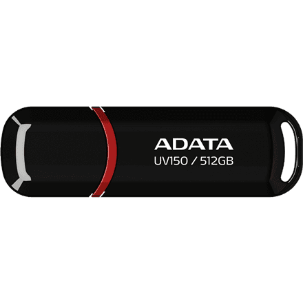 ADATA | USB Flash Drive | UV150 | 512 GB | USB Type-A | Black
