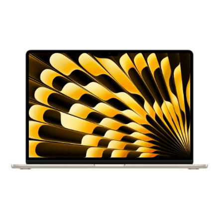 Apple MacBook | Air | Starlight | 15.3 " | 2880 x 1864 pixels | Apple M5 | 24 GB | Solid-state drive capacity 1000 GB | Apple M5 chip 10-core CPU/10-core GPU | macOS | 802.11ax | Bluetooth version 6.0 | Keyboard langu...