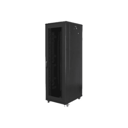 Lanberg | Rack cabinet 19" free-standing 42U/800x800 (flat pack) with mesh door | FF01-8842-23B | Black