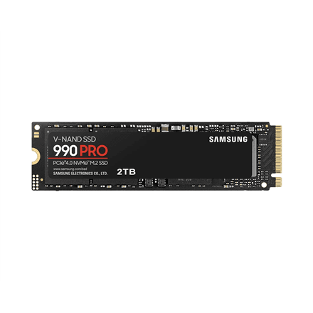 Samsung | 990 PRO | 2000 GB | SSD form factor M.2 2280 | Solid-state drive interface PCIe Gen4x4 | Read speed 7450 MB/s | Write speed 6900 MB/s