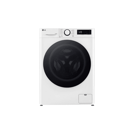 LG | Washing machine with dryer | F4DR510S0W | Energy efficiency class A/D | Front loading | Washing capacity 10 kg | 1400 RPM | Depth 57 cm | Width 60 cm | Display | LED | Drying system | Drying capacity 6 kg | Steam...