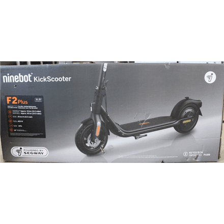 SALE OUT. Segway | Kickscooter F2 Plus E | Black | 24 month(s) | DAMAGED PACKAGING