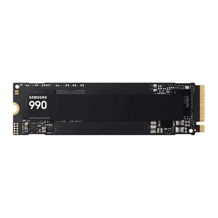 Samsung 990 | 2000 GB | SSD form factor M.2 2280 | Solid-state drive interface PCIe 4.0 x4 NVMe | Read speed 7250 MB/s | Write speed 6450 MB/s