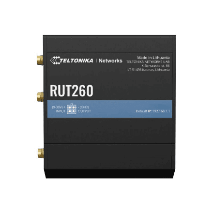Teltonika | LTE Cat 6 Router | RUT260 | 802.11n | 10/100 Mbit/s | Ethernet LAN (RJ-45) ports 2 | Mesh Support No | MU-MiMO No | 4G
