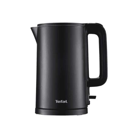 TEFAL | KO1408E0 Thermo Protect | Kettle | Electric | 1500 W | 1.5 L | Stainless steel/Plastic | 360° rotational base | Black